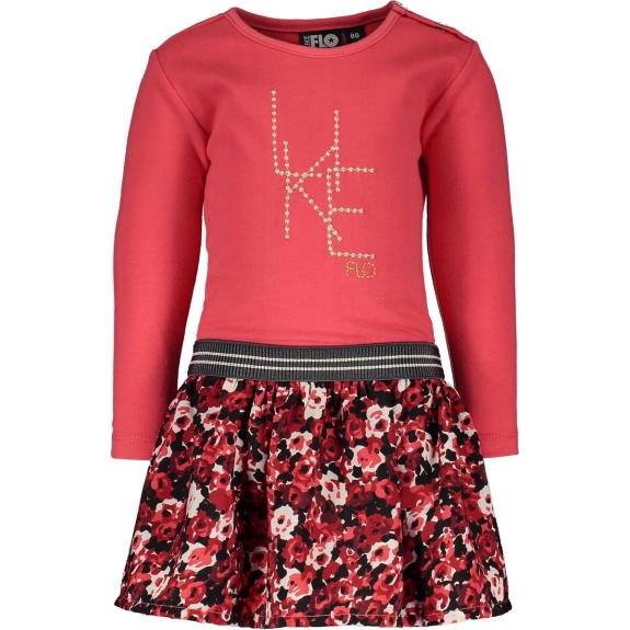 Like FLO Meisjes Jurkje - fuchsia - Maat 92 