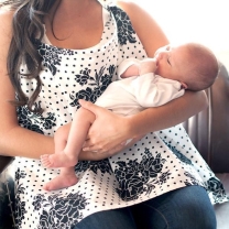 Udder Covers Borstvoedingsdoek Marilyn - Zwart/Wit