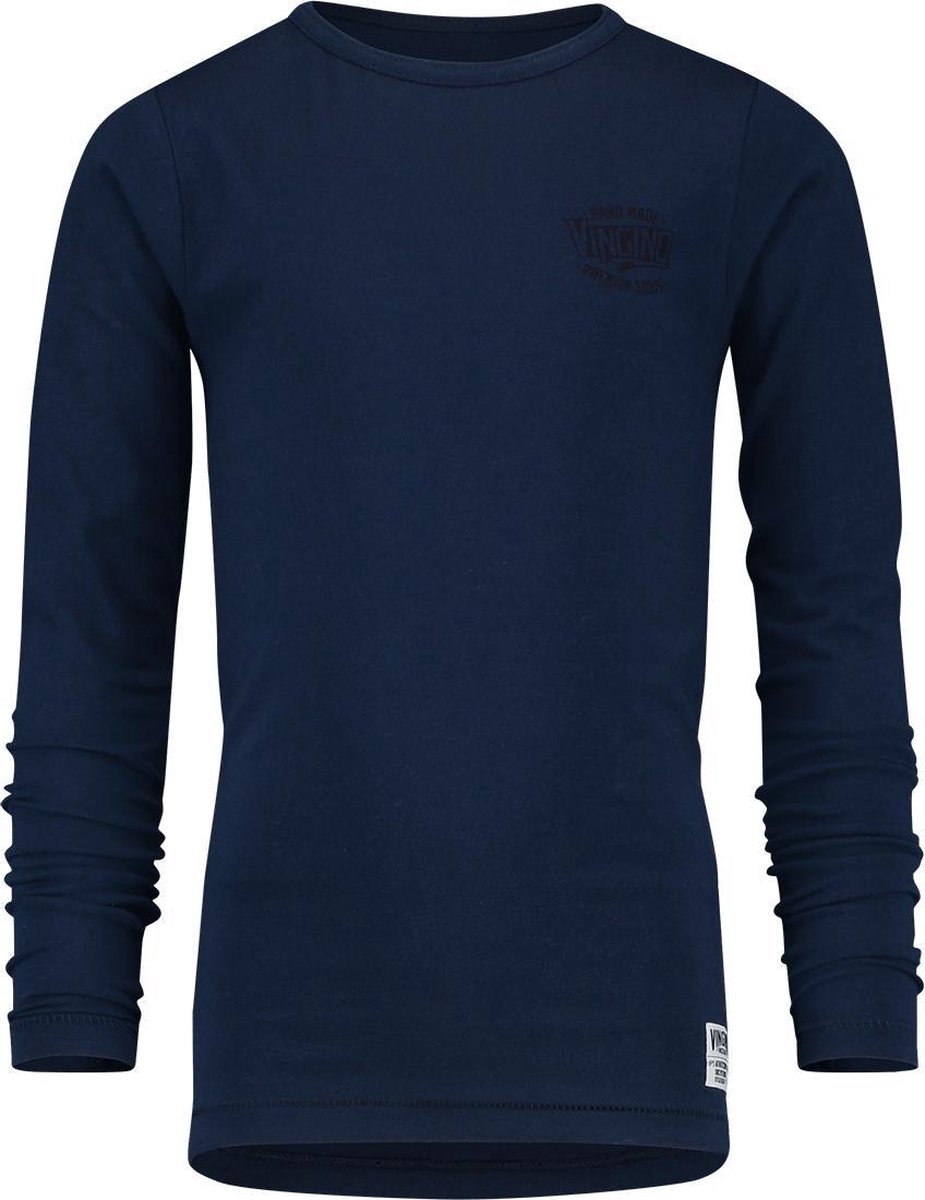 Longsleeve T-shirt - Dark Blue - Maat 140