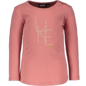Like FLO Shirt lange mouwen - licht roze - Maat 86