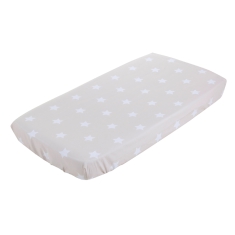 Little Dutch Hoeslaken wieg beige met grote ster