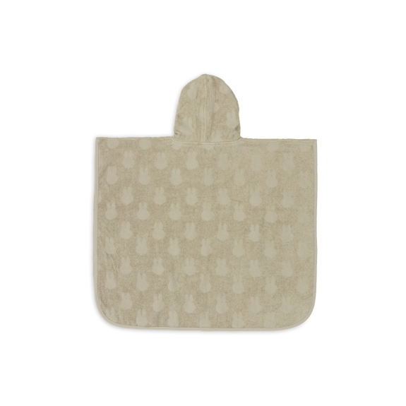 Jollein - Badstof Miffy Jacquard Badponcho - Olijfgroen