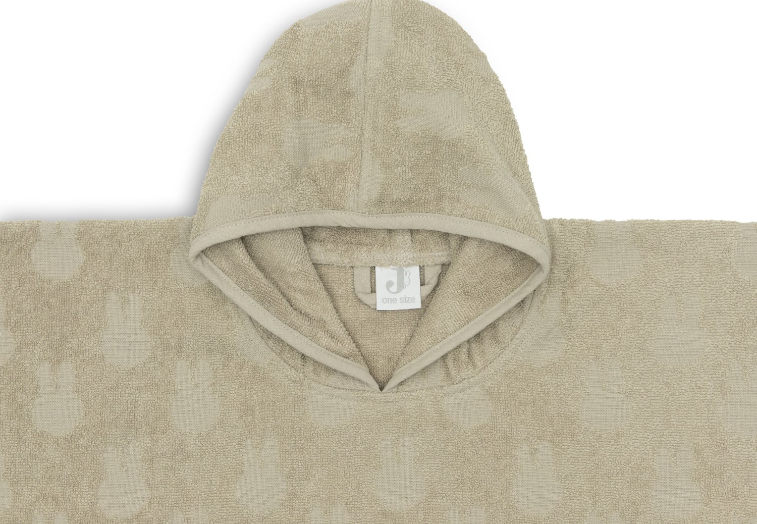 Badstof Miffy Jacquard Badponcho - Olijfgroen - afbeelding 3