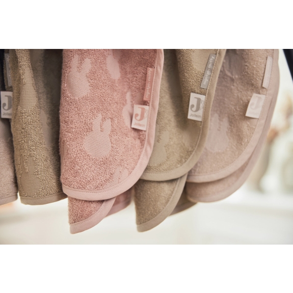 Jollein - Badstof Miffy Jacquard Badponcho - Olijfgroen