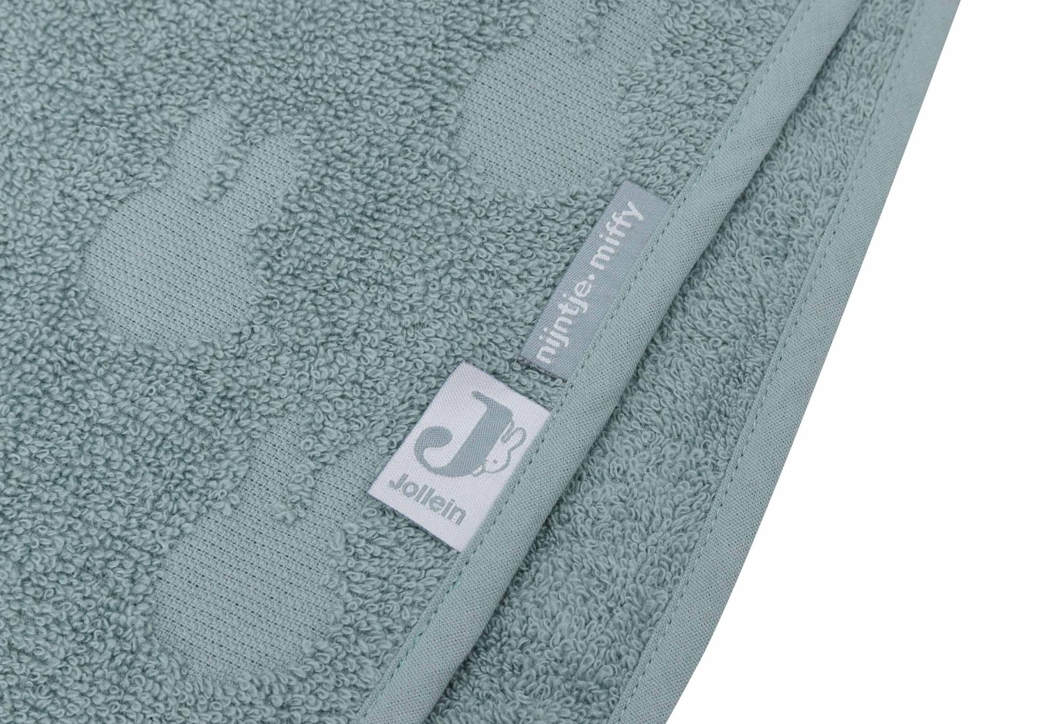Badponcho Miffy Jacquard - Sea Green - afbeelding 4