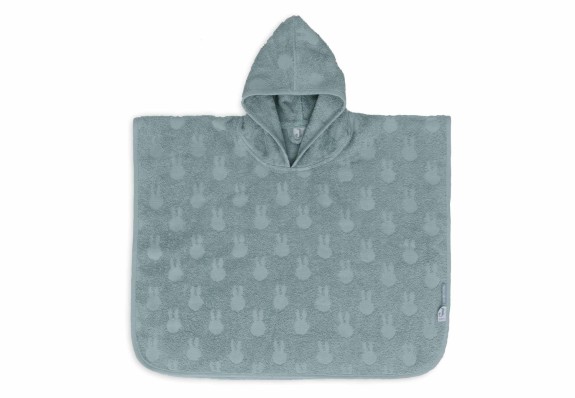 Jollein - Badponcho Miffy Jacquard - Sea Green