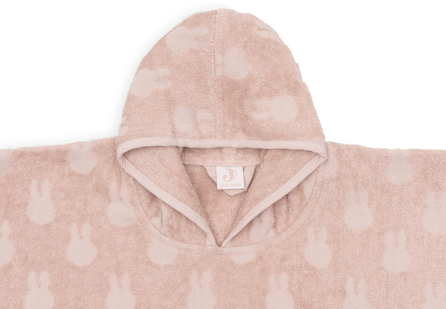 Badponcho Miffy Jacquard - Wild Rose - afbeelding 3