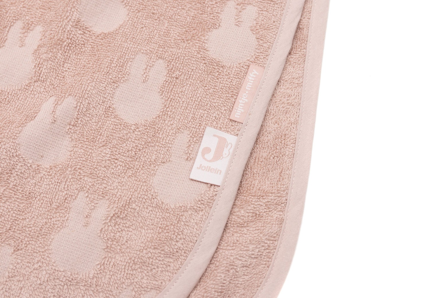 Badponcho Miffy Jacquard - Wild Rose - afbeelding 4