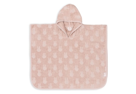 Jollein - Badponcho Miffy Jacquard - Wild Rose