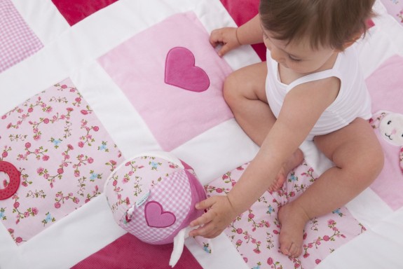 Little Dutch Boxkleed konijn Pink Blossom