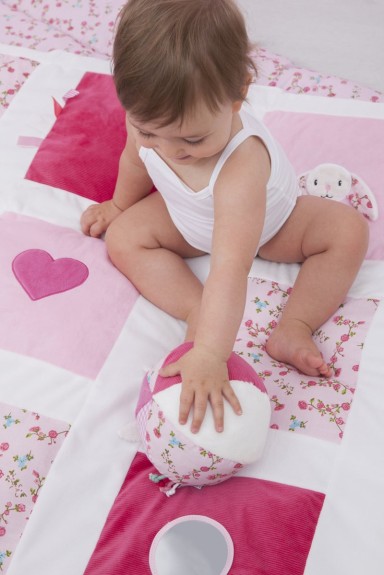 Little Dutch Boxkleed konijn Pink Blossom