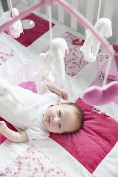 Little Dutch Boxkleed konijn Pink Blossom