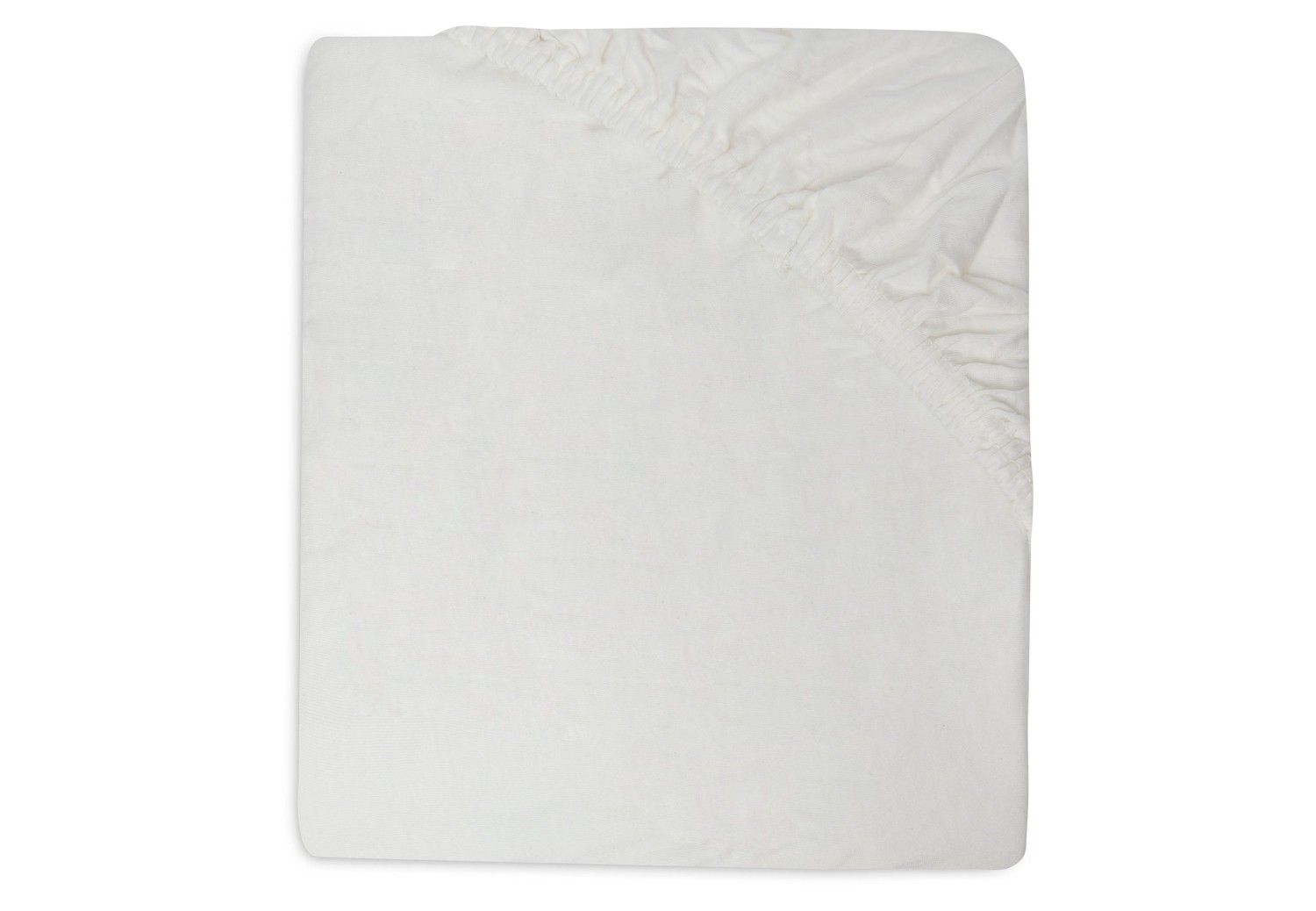 Hoeslaken Jersey 60x120cm - Ivory/Nougat - 2 Stuks - afbeelding 2
