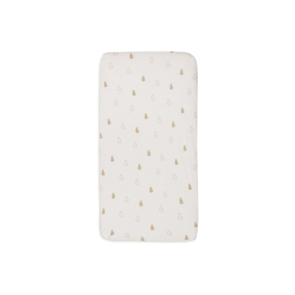 Jollein - Hoeslaken Happy Miffy - Nougat