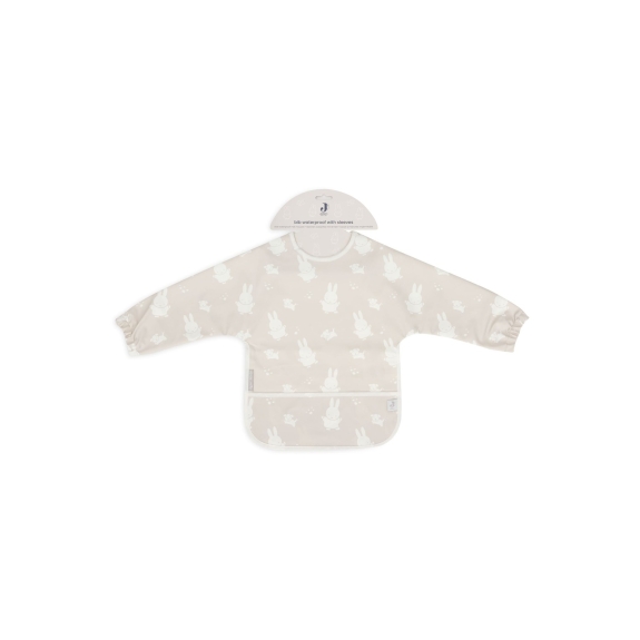 Jollein - Waterdichte Slab met Mouw MiffySnuffy - Nougat