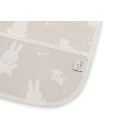 Jollein - Waterdichte Slab met Mouw MiffySnuffy - Nougat