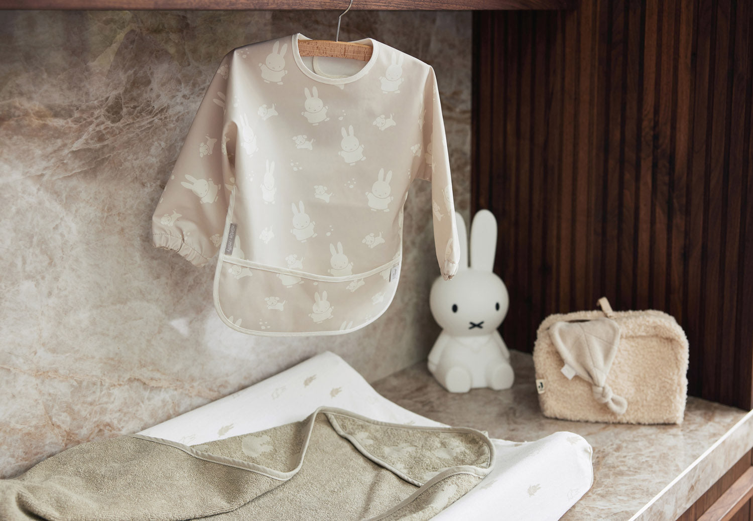 Waterdichte Slab met Mouw MiffySnuffy - Nougat - afbeelding 5