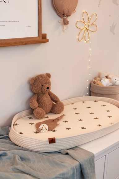 Jollein - Hoeslaken Jersey 40/50x80/90cm - Rosehip