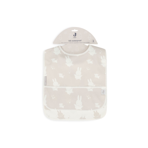 Waterdicht Slabbetje MiffySnuffy - Nougat - 2 Stuks