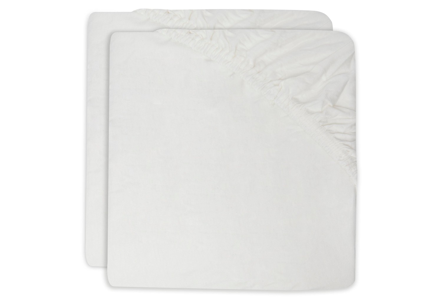 Hoeslaken Jersey - Ivory - 2 Stuks