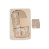 Jollein - Houten Puzzel Jungle Jambo - Giraffe