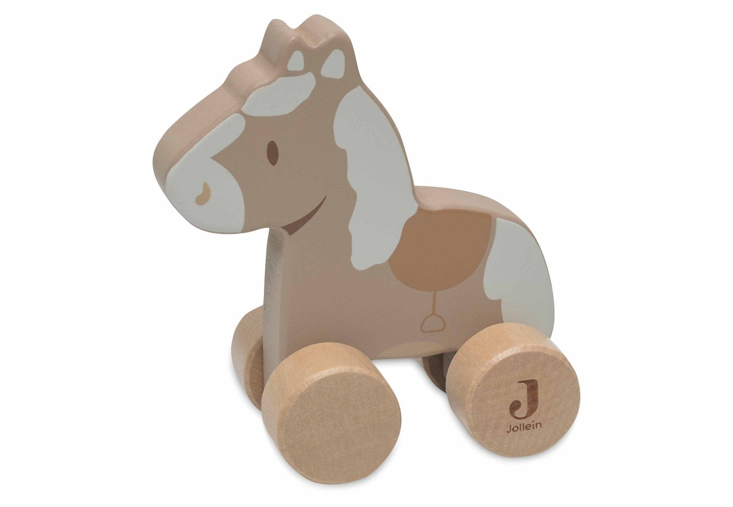 Houten Paard op Wielen - Speelplezier voor Kleintjes - afbeelding 3