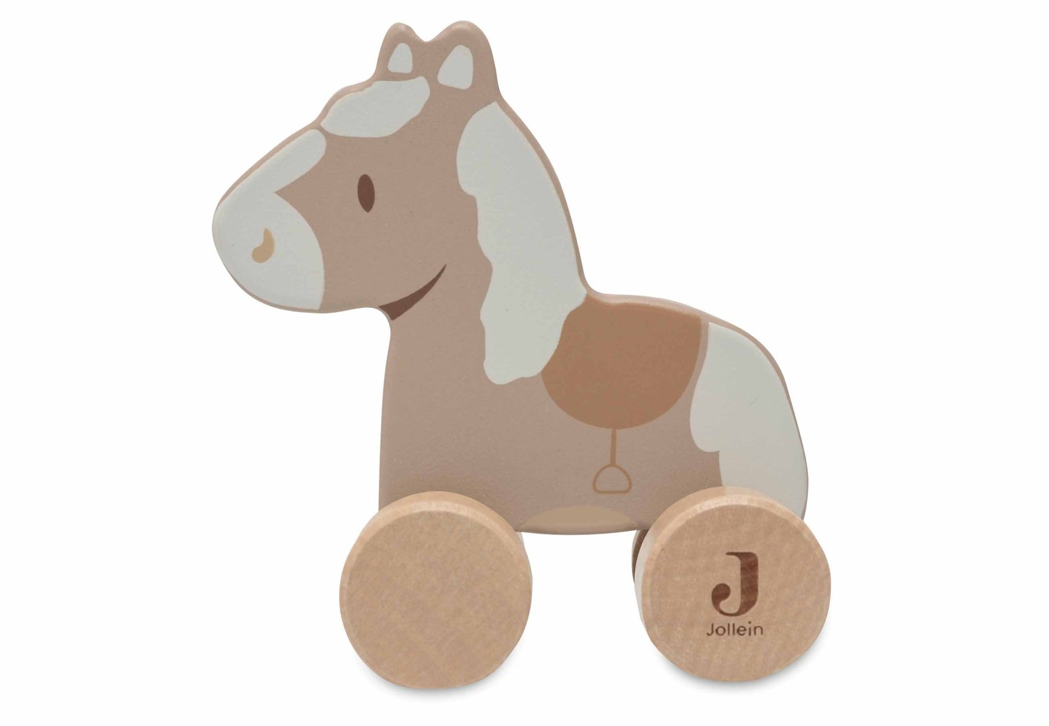 Houten Paard op Wielen - Speelplezier voor Kleintjes