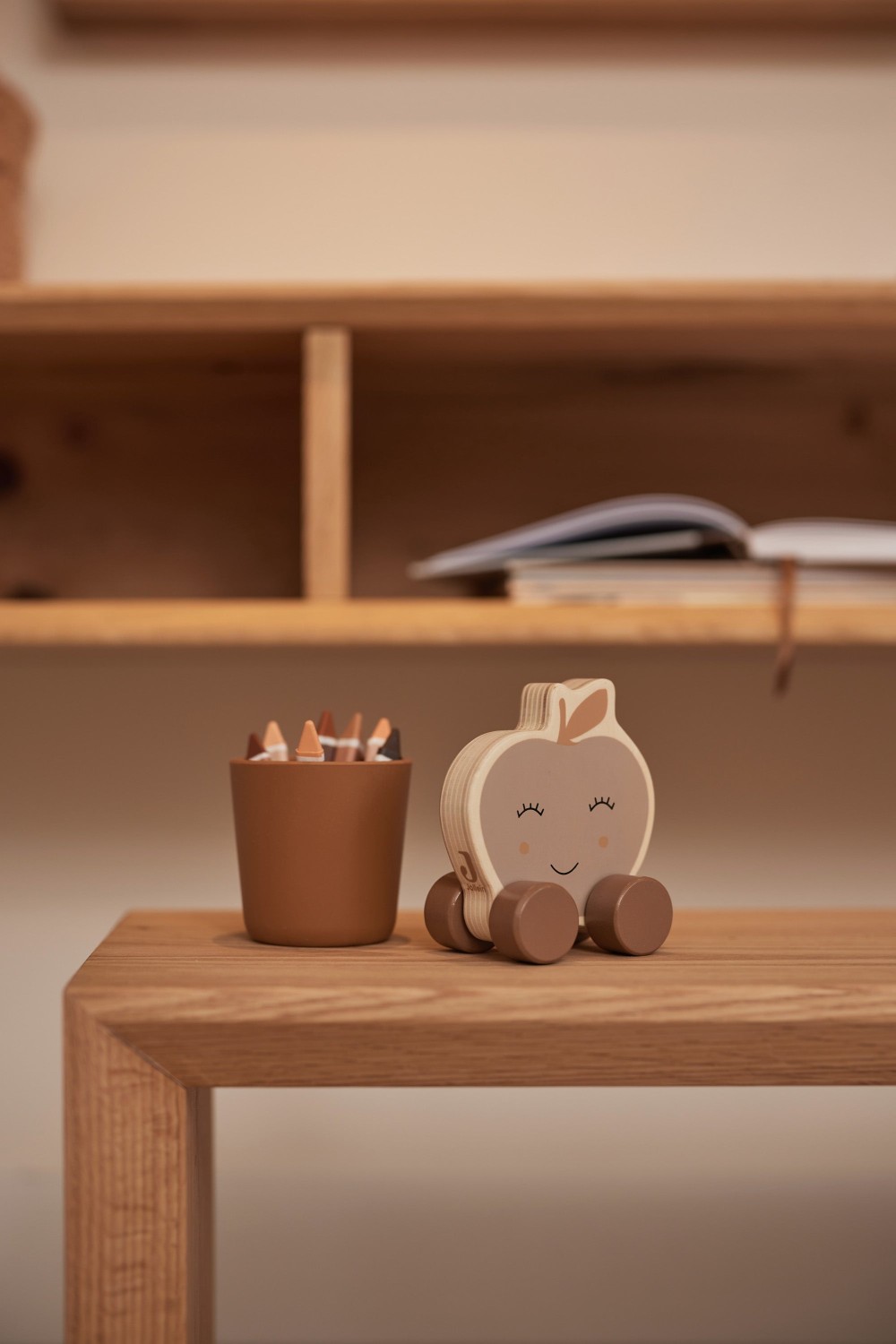 Houten Speelgoedauto Farm - Apple - afbeelding 4