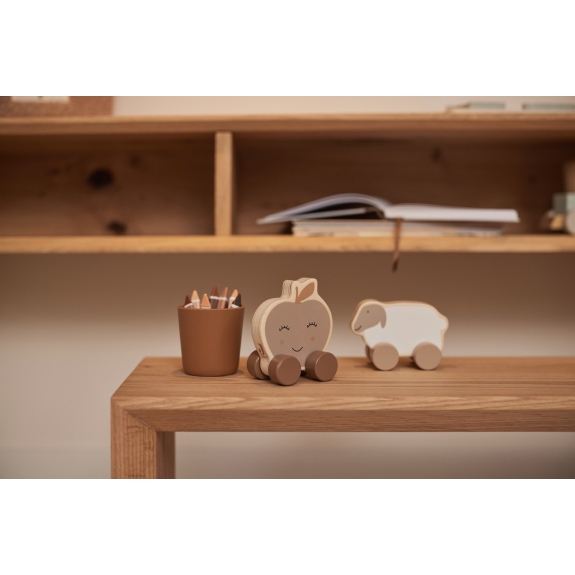Jollein - Houten Speelgoedauto Farm - Apple