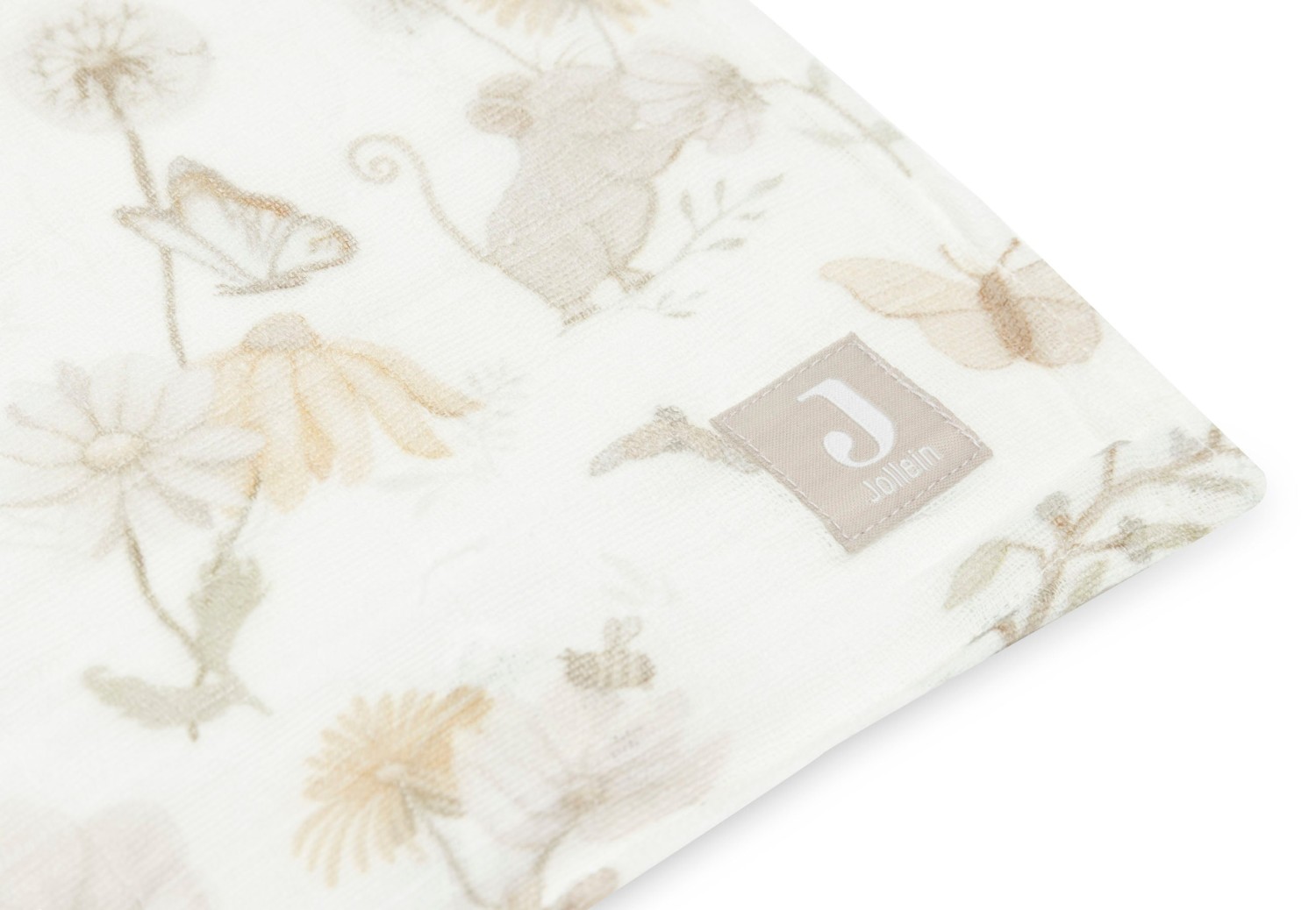 Hydrofiele Doek 115x115cm - Dreamy Mouse - afbeelding 2