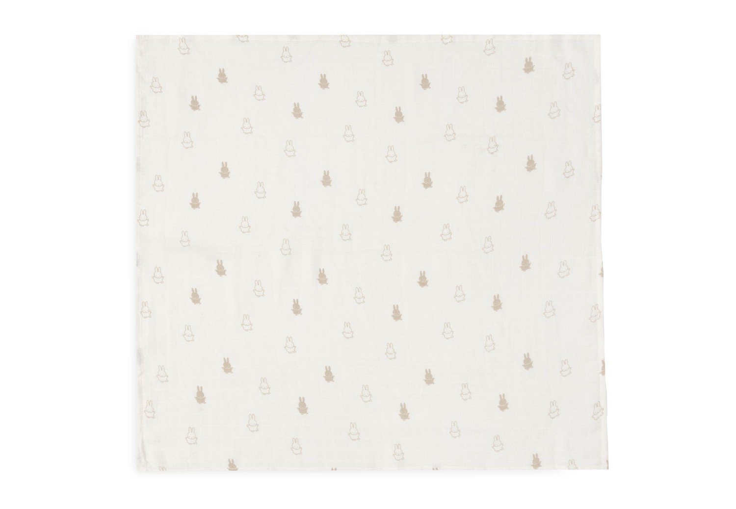 Hydrofiele Doek Small Happy Miffy - Nougat - 3 Stuks - afbeelding 2