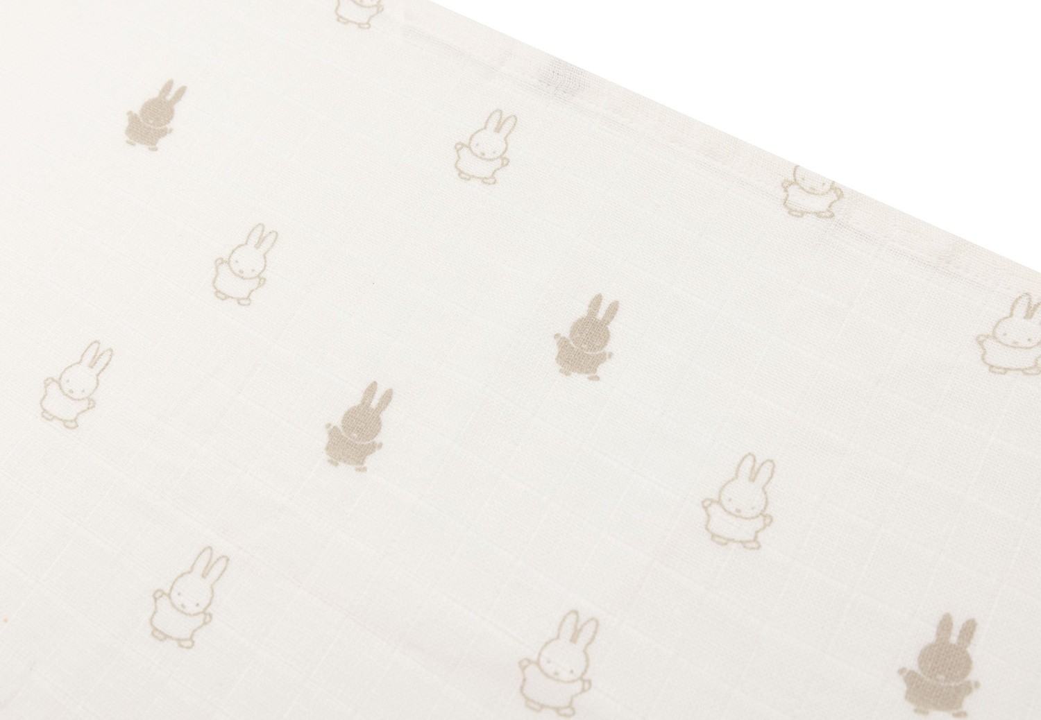 Hydrofiele Doek Small Happy Miffy - Nougat - 3 Stuks - afbeelding 3
