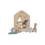 Houten Sorteerstoof - Jungle Dieren
