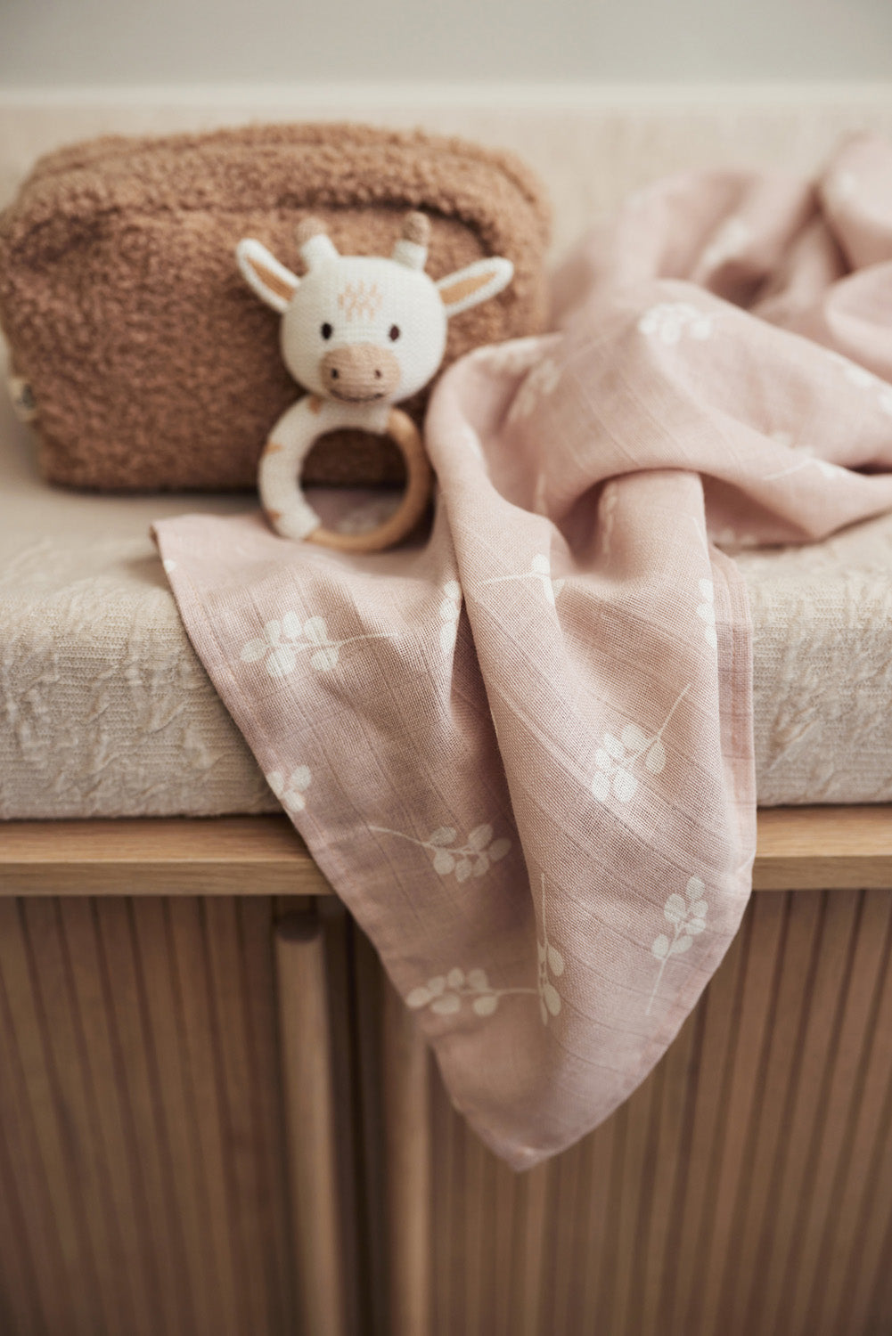 Hydrofiele Doek Small 70x70cm Twig - Wild Rose - 3 Stuks - afbeelding 6