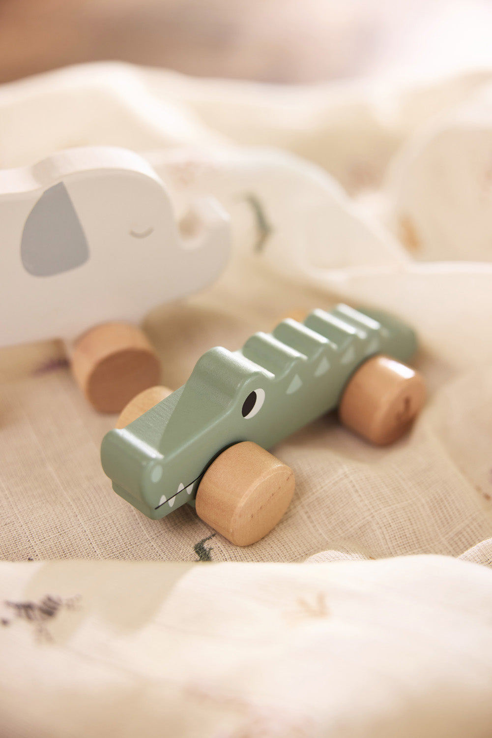 Houten Olifant Op Wielen - Jungle Jambo - afbeelding 9