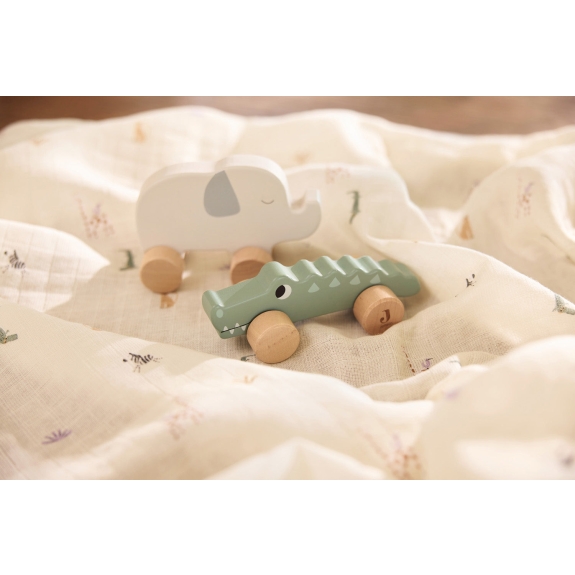 Jollein - Houten Olifant Op Wielen - Jungle Jambo