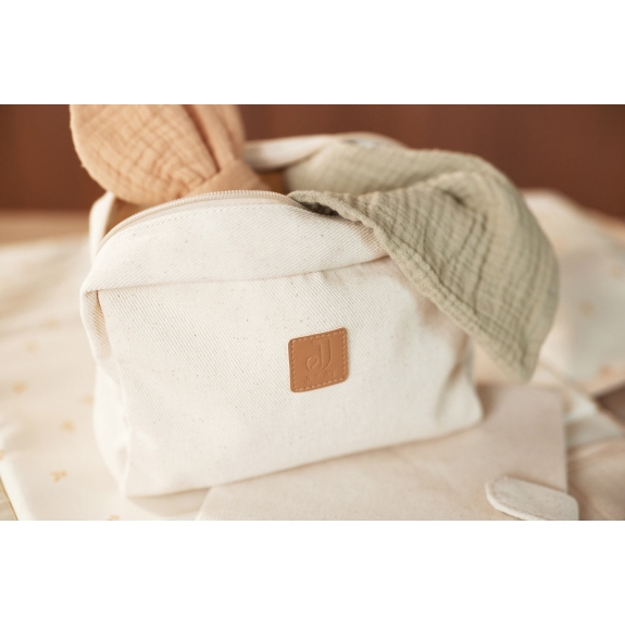 Hydrofiele Doek 70x70cm - Olive Green/Ivory - 4 Stuks