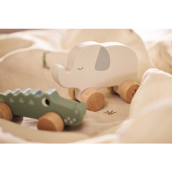 Jollein - Houten Krokodil op Wielen - Jungle Jambo