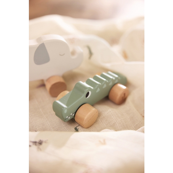 Jollein - Houten Krokodil op Wielen - Jungle Jambo