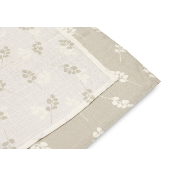 Hydrofiele Doek Large 115x115cm Twig - Olive Green