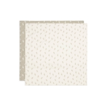 Hydrofiele Doek Large 115x115cm Twig - Olive Green