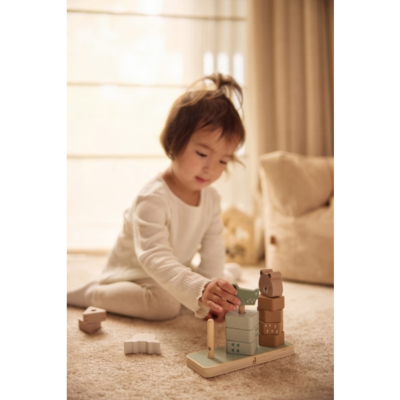 Jollein - Houten Stapeltoren - Jungle Dieren