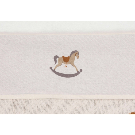 Jollein - Laken Wieg Nostalgic Ride 75x100cm