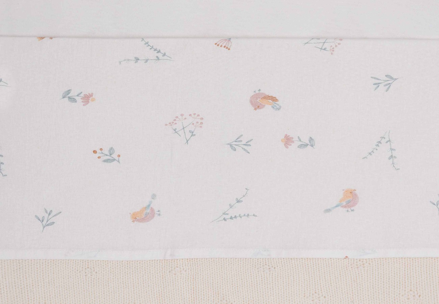 Laken Ledikant 120x150cm - Lovely Birds - afbeelding 2