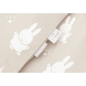 Dekbedovertrek met sloop 100x140cm MiffySnuffy - Nougat