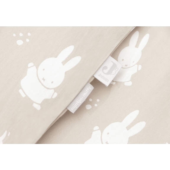 Dekbedovertrek met sloop 100x140cm MiffySnuffy - Nougat