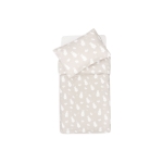 Dekbedovertrek met sloop 100x140cm MiffySnuffy - Nougat