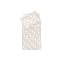 Dekbedovertrek met sloop 100x140cm MiffySnuffy - Nougat