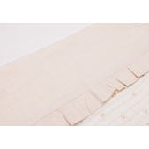 Jollein - Laken Ledikant 120x150cm - Natuurlijke Ruches