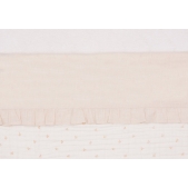 Jollein - Laken Ledikant 120x150cm - Natuurlijke Ruches